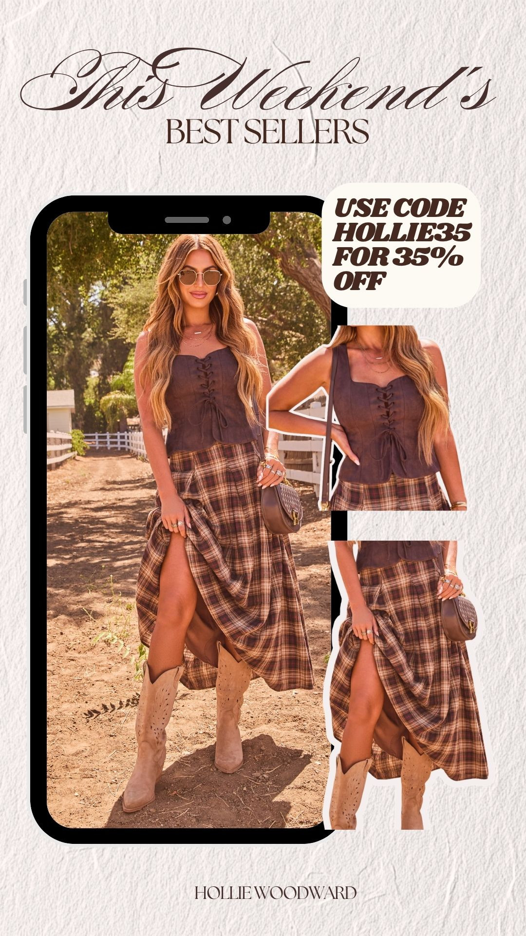 wearing a small in the skirt and sized up to a medium in the top! 

 