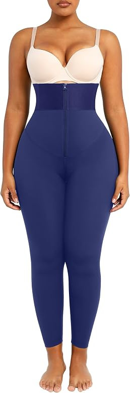 SHAPELLX Women High Waist Leggings Tummy Control ElasticFuse Waistband Shaping Leggings Waist Tra... | Amazon (US)