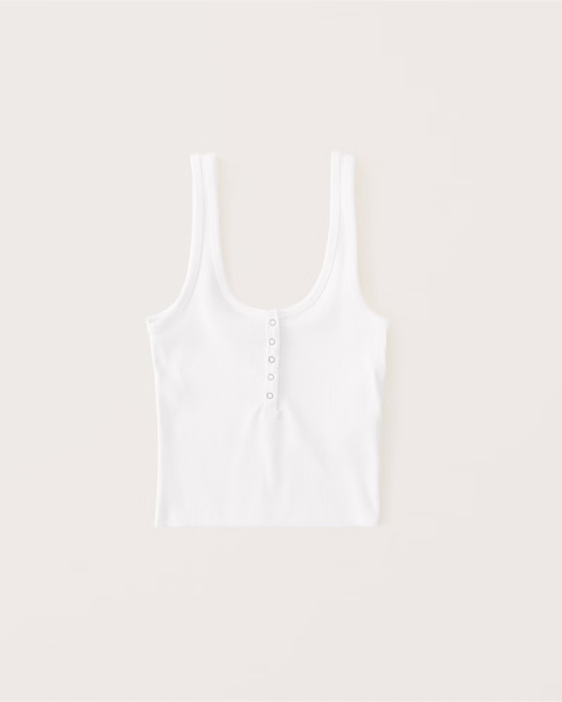 Ribbed Henley Tank | Abercrombie & Fitch (US)