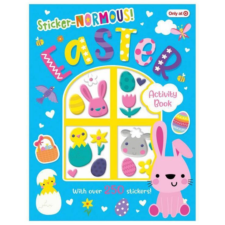 Sticker-Normous! Window Stickies Easter Activity Book - by Patrick Bishop (Paperback) | Target