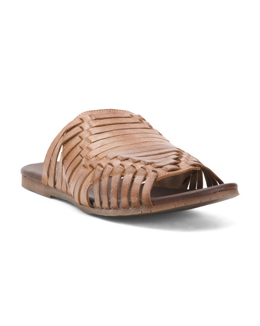 Leather Marilee Slides | TJ Maxx