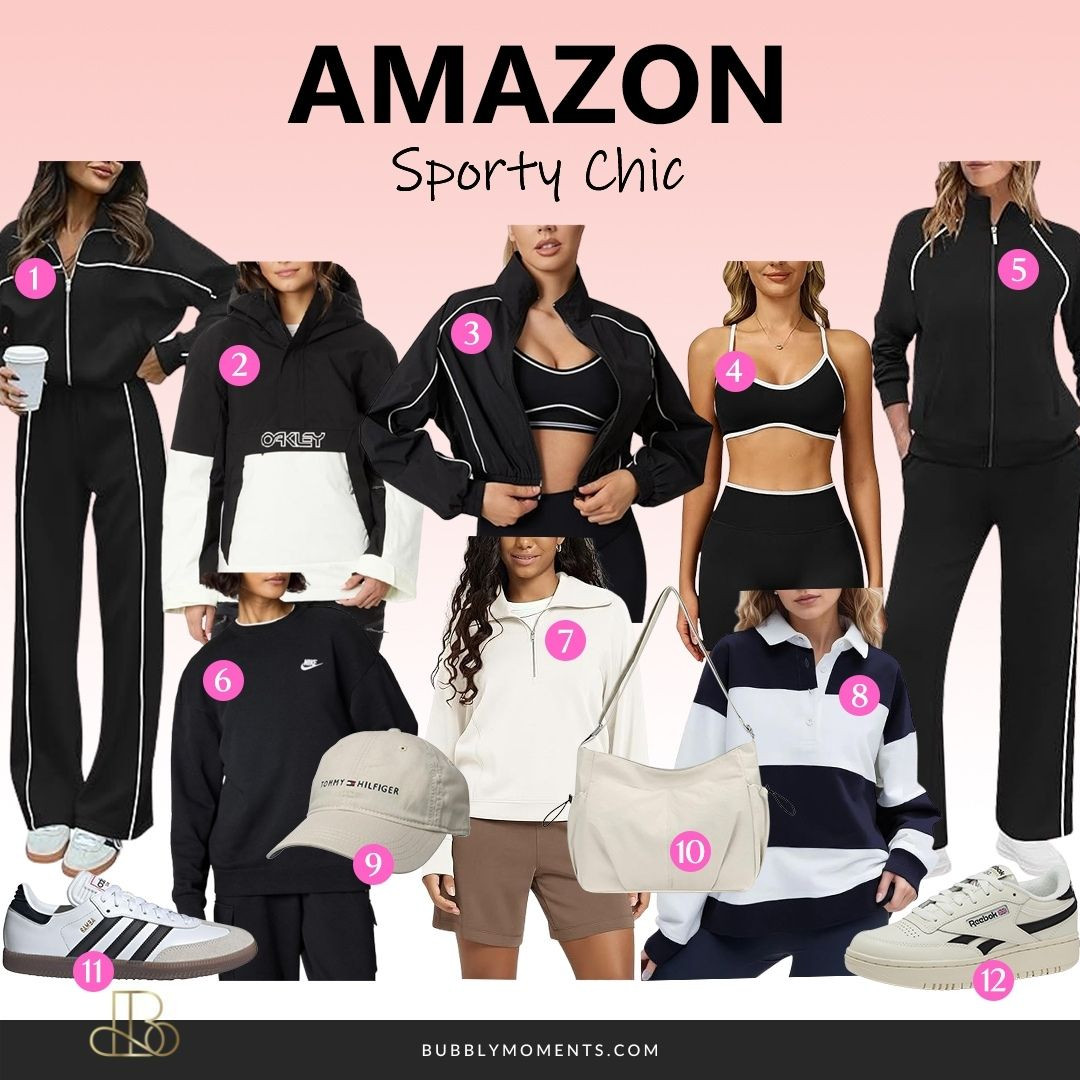 Upgrade your everyday style with the perfect mix of comfort and confidence—sporty chic is the vibe that never misses. Think sleek leggings, oversized hoodies, fitted crop tops, and classic sneakers that keep you looking effortlessly put together from morning errands to casual hangouts. These looks are all about clean lines, neutral tones, and layering pieces that move with you while still making a statement. Add a baseball cap, crossbody bag, or trendy sunglasses to elevate the outfit instantly. Whether you're heading to the gym, grabbing coffee, or just embracing that off-duty model aesthetic, these sporty chic finds are must-haves for your wardrobe. Save this post for easy outfit inspiration and discover styles that blend fashion and function seamlessly.
#LTKootd #LTKActive #LTKfitnessgoals #LTKStyle #SportyChic #AthleisureStyle #CasualOutfits #OOTDInspo #AmazonFinds #EffortlessStyle #StreetStyle #OutfitInspo #EverydayFashion #AthleisureWear #ComfyChic #TrendyOutfits #MinimalStyle #StyleGoals #FashionInspo #WomenWithStyle #NeutralOutfits #CapsuleWardrobe #OnTheGoStyle #ChicAndComfy #ActivewearStyle #FashionFinds 

 