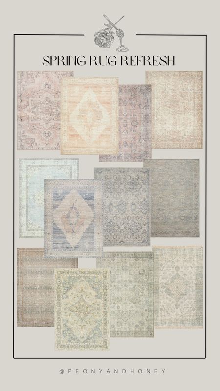 Check out these soft toned area rugs for your Spring living room or bedroom home decor! #ltkspring #springdecor #spring #springhome #rugs #rug #vintagerug #homedecor

#LTKFind #LTKhome #LTKSeasonal