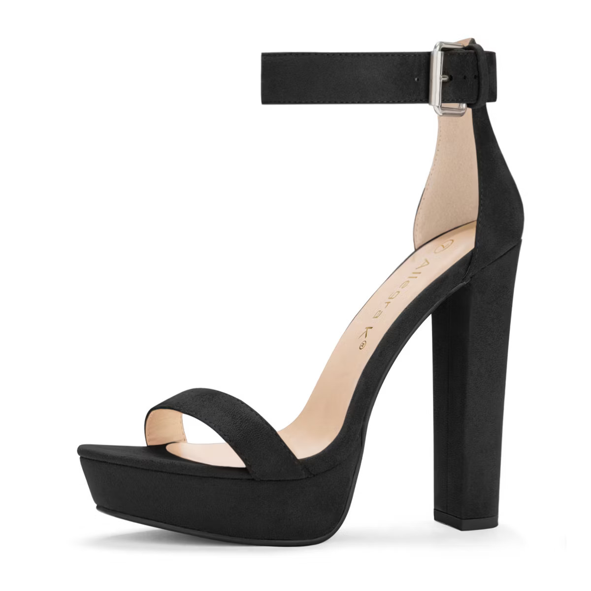 Allegra K Women's Platform High Heel Ankle Strap Chunky Heels Sandals | Target