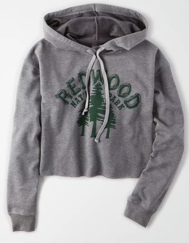 Tailgate Women's Redwood National Park Cropped Hoodie | American Eagle Outfitters (US & CA)