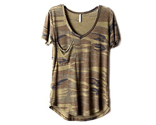 Z Supply ZT155077 The Camo Pocket Tee in Camo Green (medium) | Amazon (US)