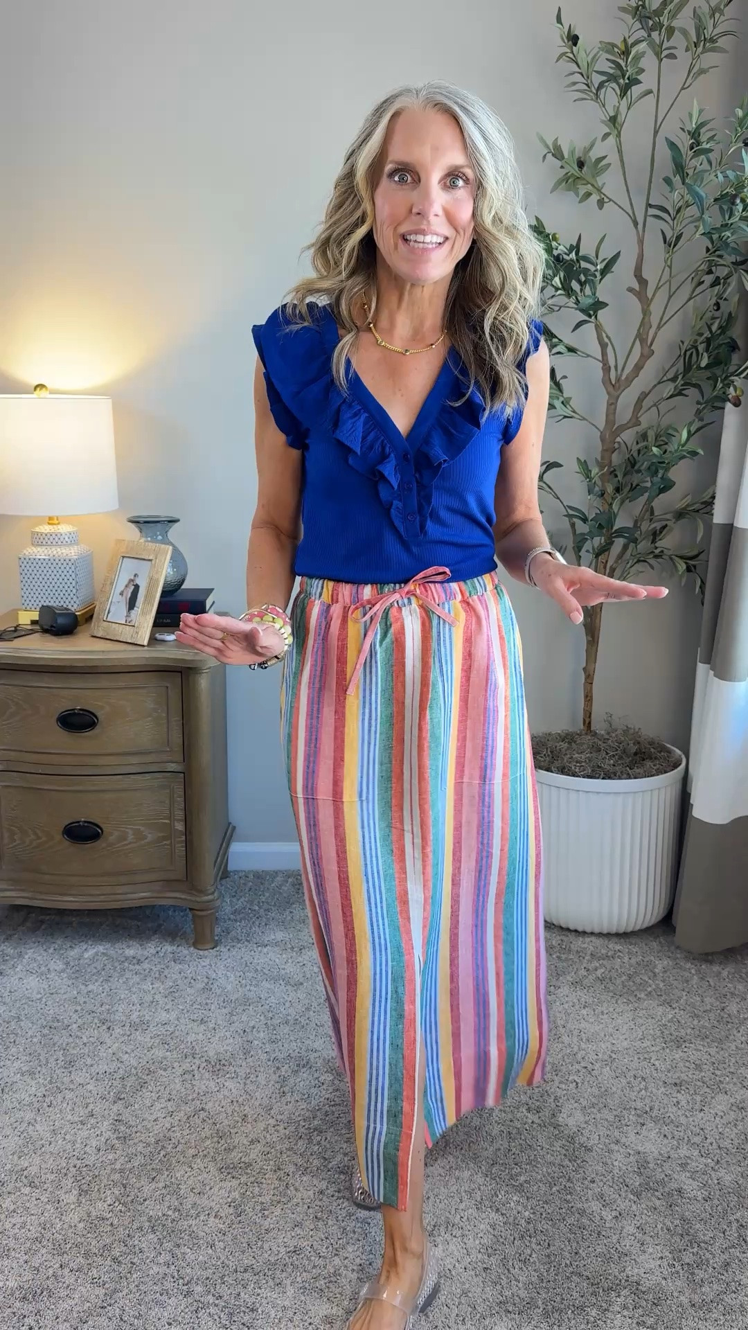 The CUTEST and most versatile skirt for summer. Looks adorable with all the tops. Wearing XS/2

#LTKOver40 #LTKootd #LTKgrwm