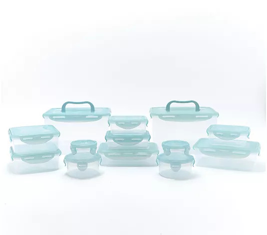 LocknLock 13-Pc Nostalgic Nestable Multi-Shape Set - QVC.com | QVC