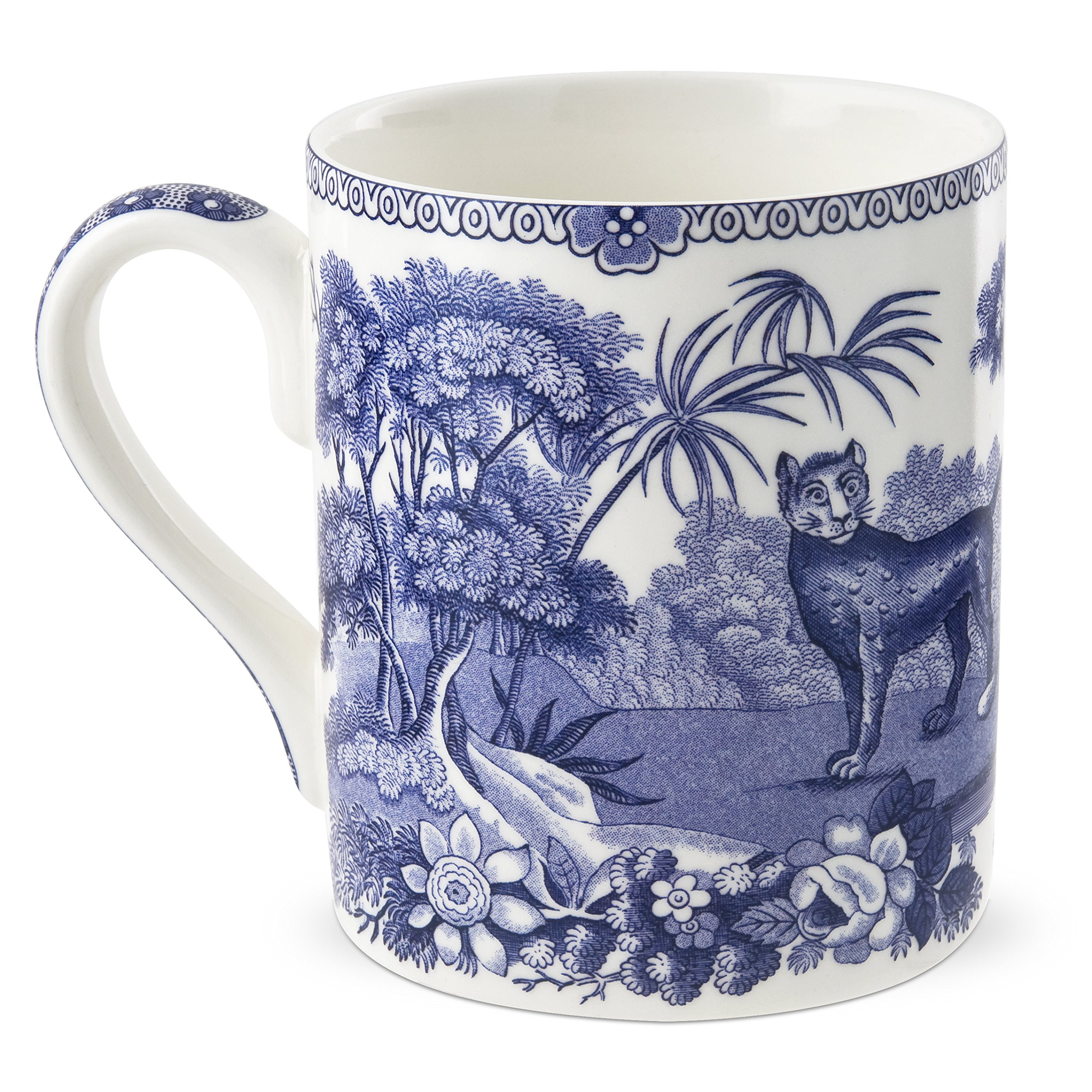 Spode Blue Room Collection Mug | India Sporting Motif | 16-Ounce | Large Cup for Coffee, Latte, T... | Amazon (US)
