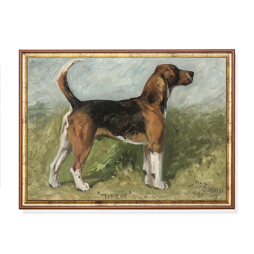 Vintage Beagle Print: 1901 "tom Boy" Dog Portrait (digital Download) - Etsy | Etsy (US)