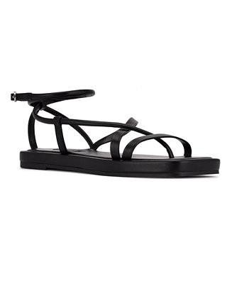 Nine West Women's Waren Ankle Wrap Flat Sandals & Reviews - Sandals - Shoes - Macy's | Macys (US)