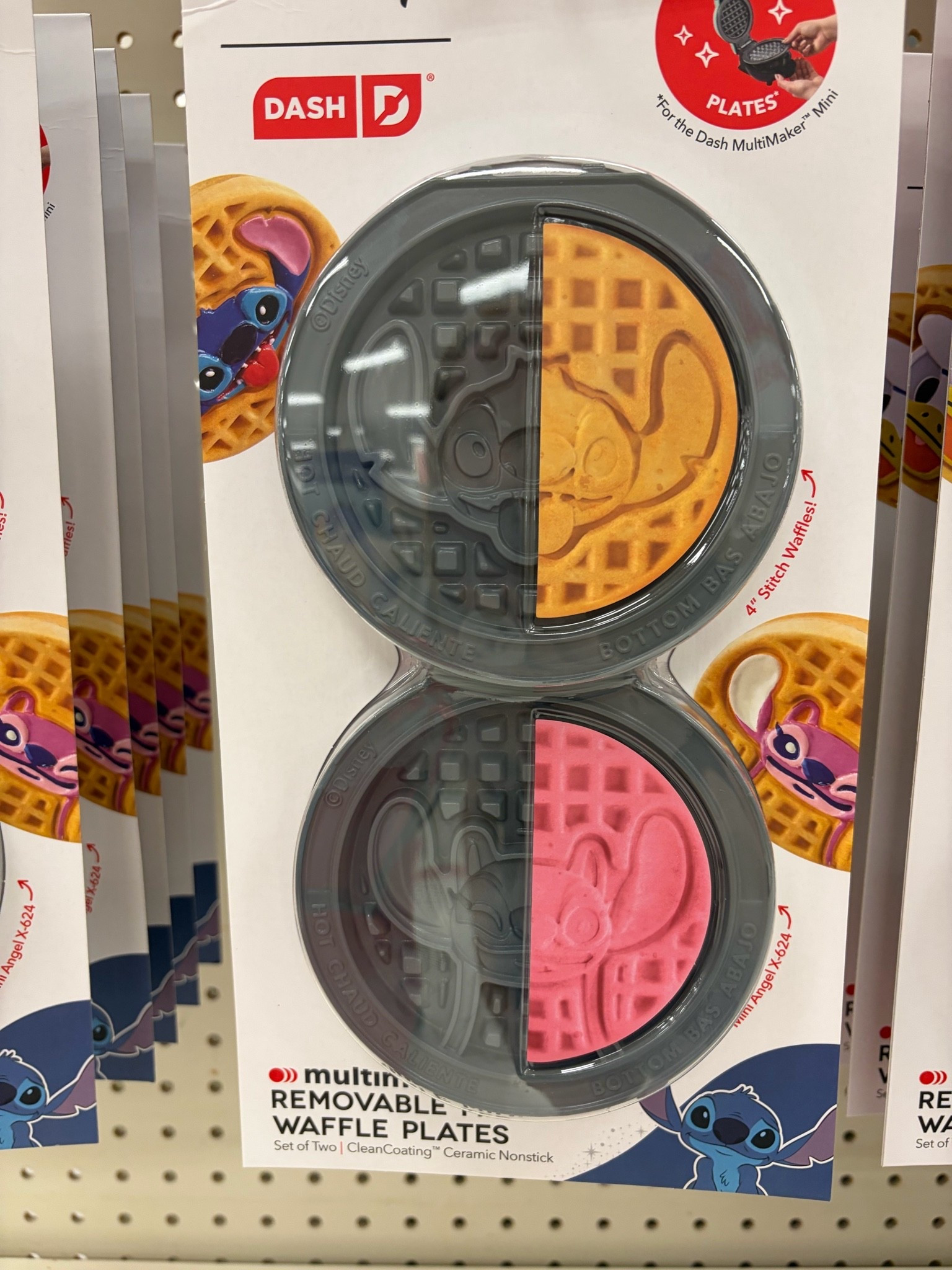 Dash removable waffle plates of Stitch and Angel 🩷💙

#LTKHome #LTKSeasonal