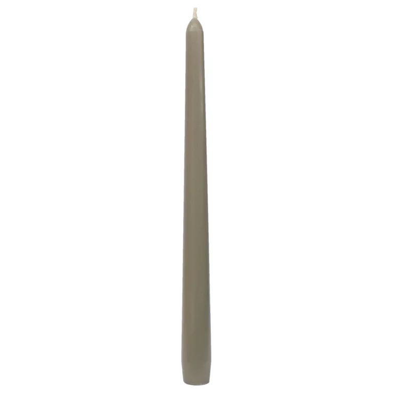 Mainstays Unscented Taper Candle, Gray, 10 inches L Each | Walmart (US)