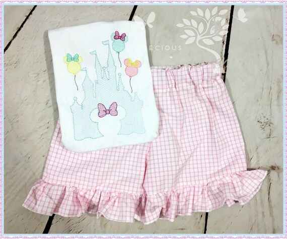 Girls Minnie Balloon Shirt- Toddler- Minnie Castle Shirt- Minnie Mouse- Castle Shirt- Minnie outf... | Etsy (CAD)