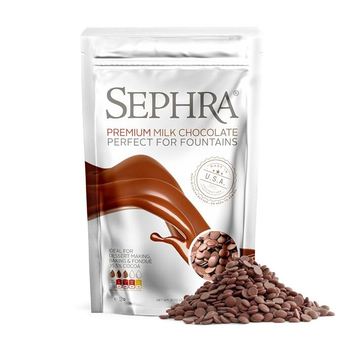 Sephra Fountain-ready Premium Milk Chocolate 2lb Bag - Ideal for Melting | Amazon (US)