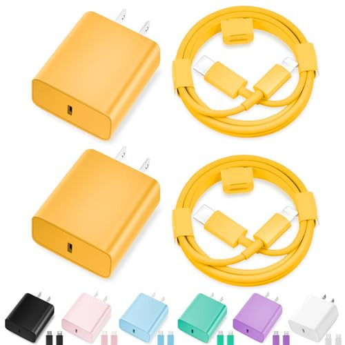 iPhone Charger Fast Charging,[MFi Certified] 2Pack 20W Type C Fast Charger Block with [10FT&6FT] USB C to Lightning Cable Compatible for iPhone 14/13/12/11 Pro Max/Xs Max/XR/X,iPad | Amazon (US)