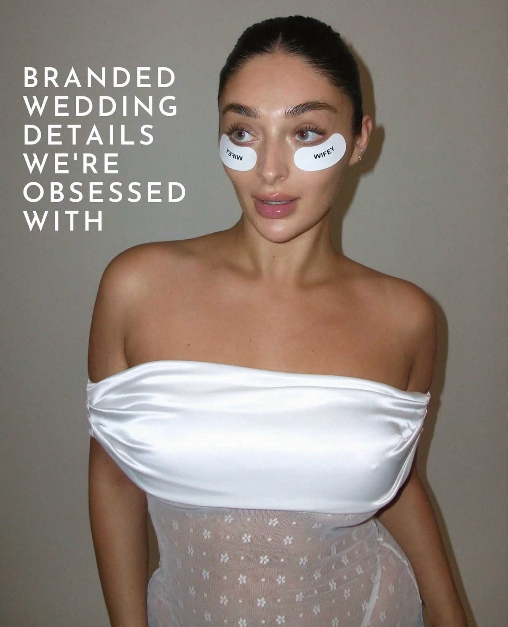 Branded wedding details we’re obsessed with! 