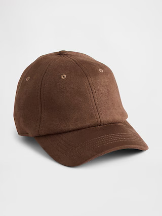 Vegan Suede Baseball Hat | Gap (US)