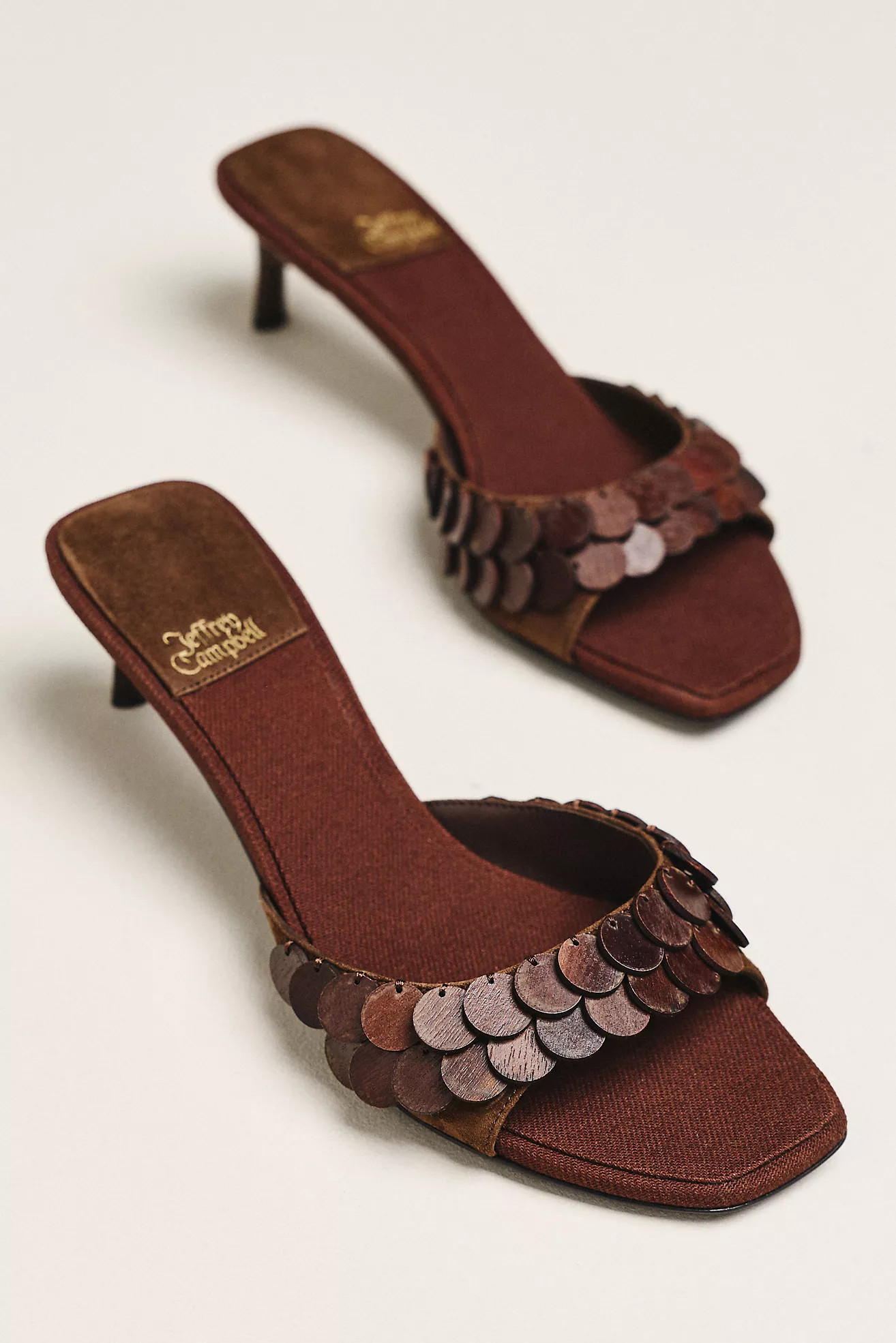 Jeffrey Campbell Islar Slip-On Kitten Heel Sandals | Anthropologie (US)