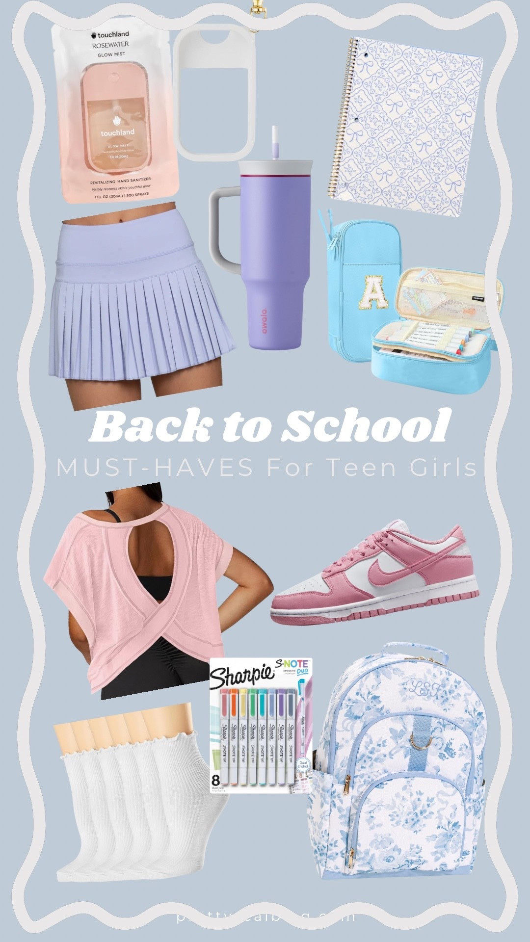 The cutest stuff your teen will love for back to school, coquette backpack, preppy pencil pouch, ruffle socks, etc 

#LTKU #LTKKids #LTKFamily