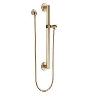 Delta 24 in. Adjustable Slide Bar for Handheld Showerheads in Champagne Bronze | The Home Depot