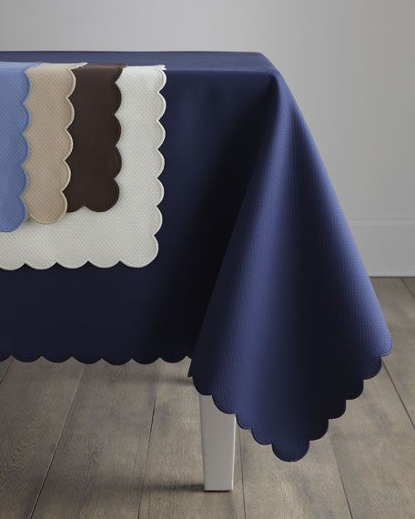 Matouk Savannah Tablecloth, 68" x 126" | Neiman Marcus