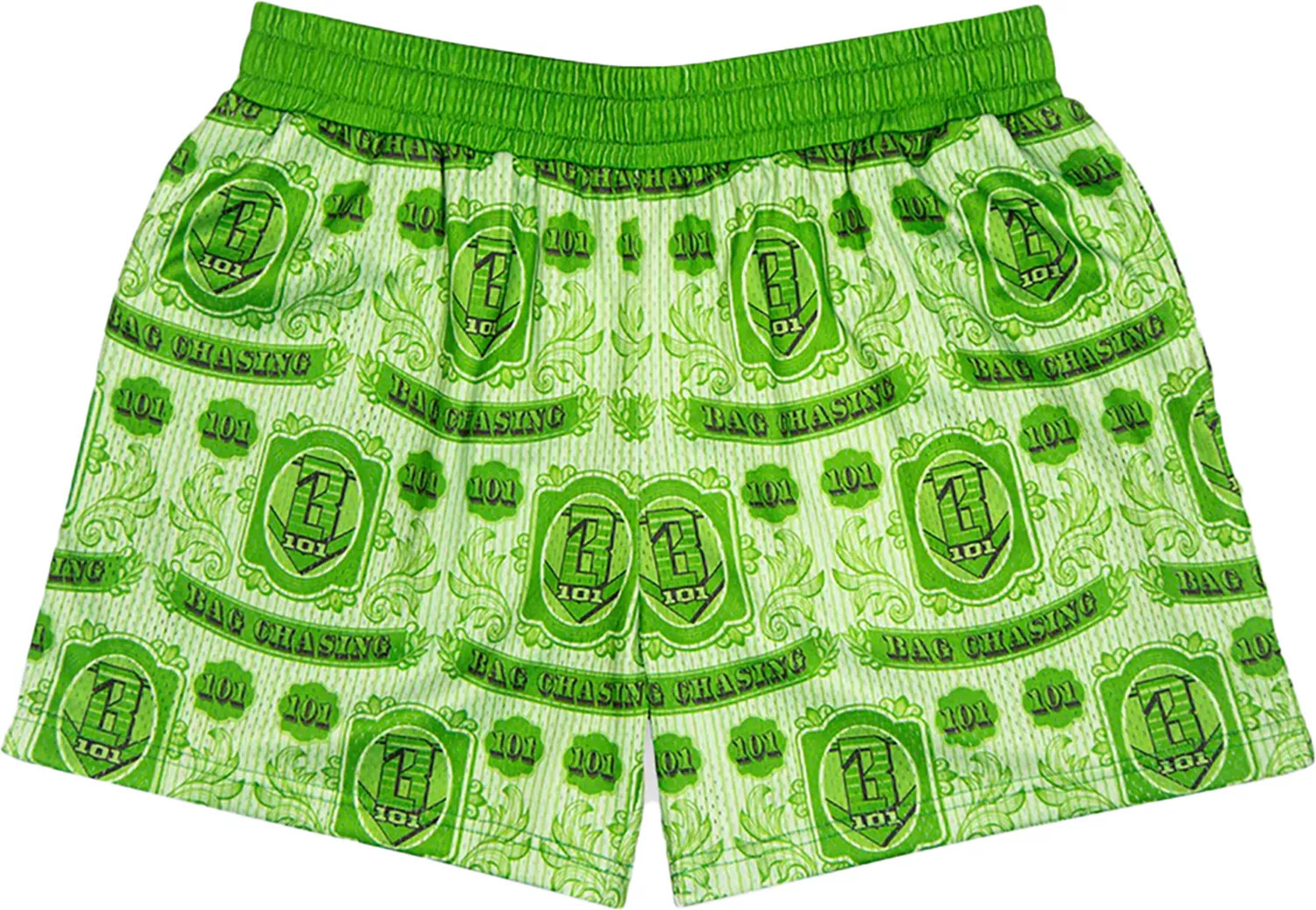 Baseball Lifestyle 101 Men's 5" Bag Chaser Shorts, Green | DICK'S Sporting Goods