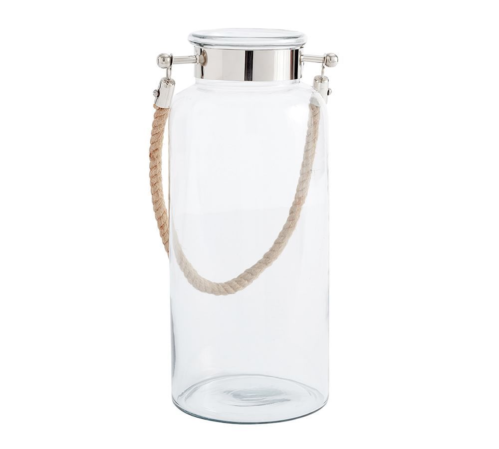 Hyannis Lantern - Silver Finish | Pottery Barn (US)