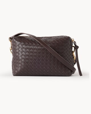 SACHA Woven Crossbody Bag in Brown - Tesco Groceries | Tesco F&F