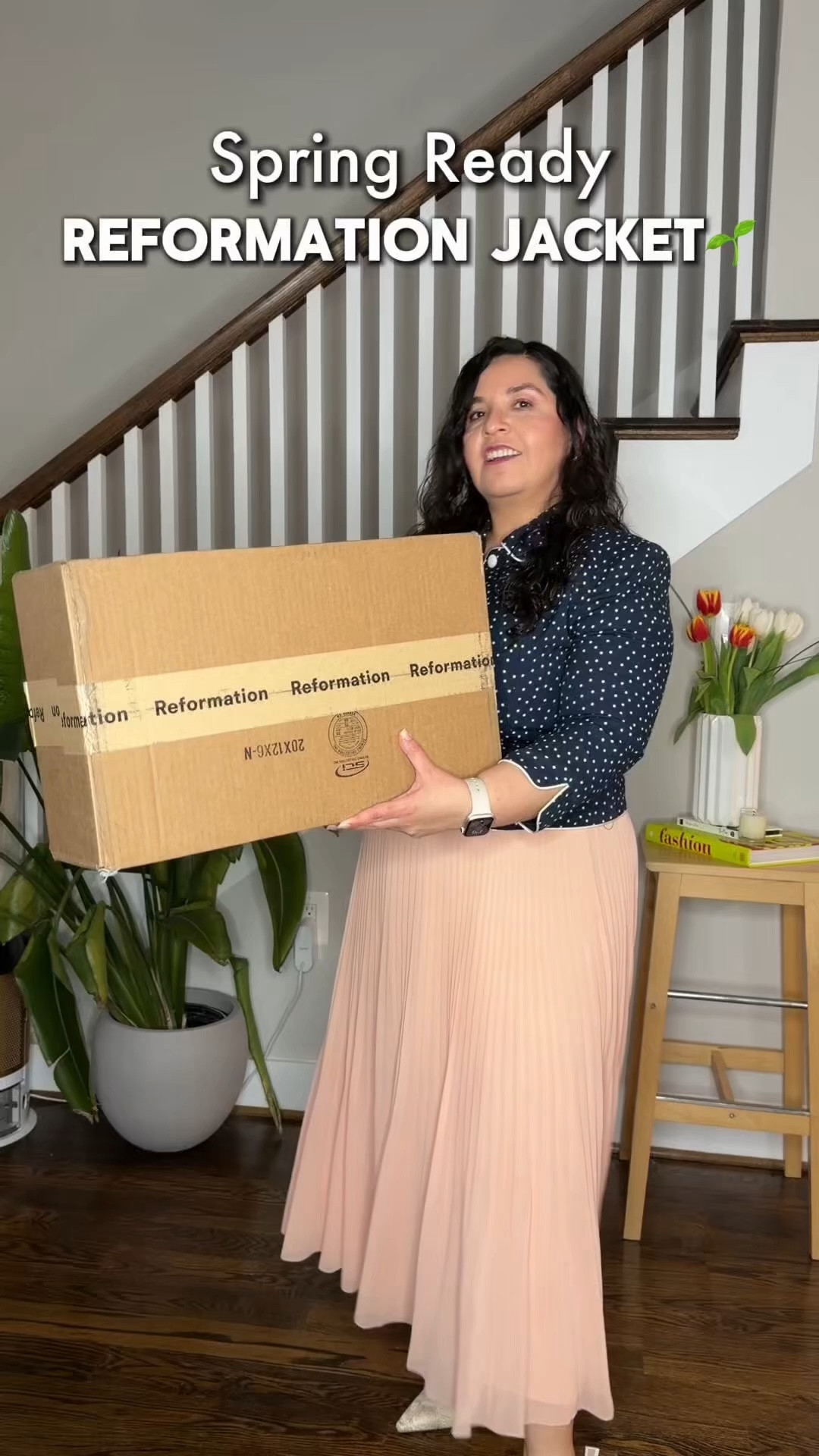 New Reformation jacket and I’m already obsessed.
It’s that perfect in-between piece, structured enough to dress up, but light enough to wear like a shirt. I love the navy and white tones (so easy to mix with everything), and the little piping detail looks so good with white accessories.
Styled it today with my pink pleated skirt and white heels, but I’ve already styled it with jeans and it looks incredible.
Everything linked below.

#LTKootd #LTKOver40 #LTKspring