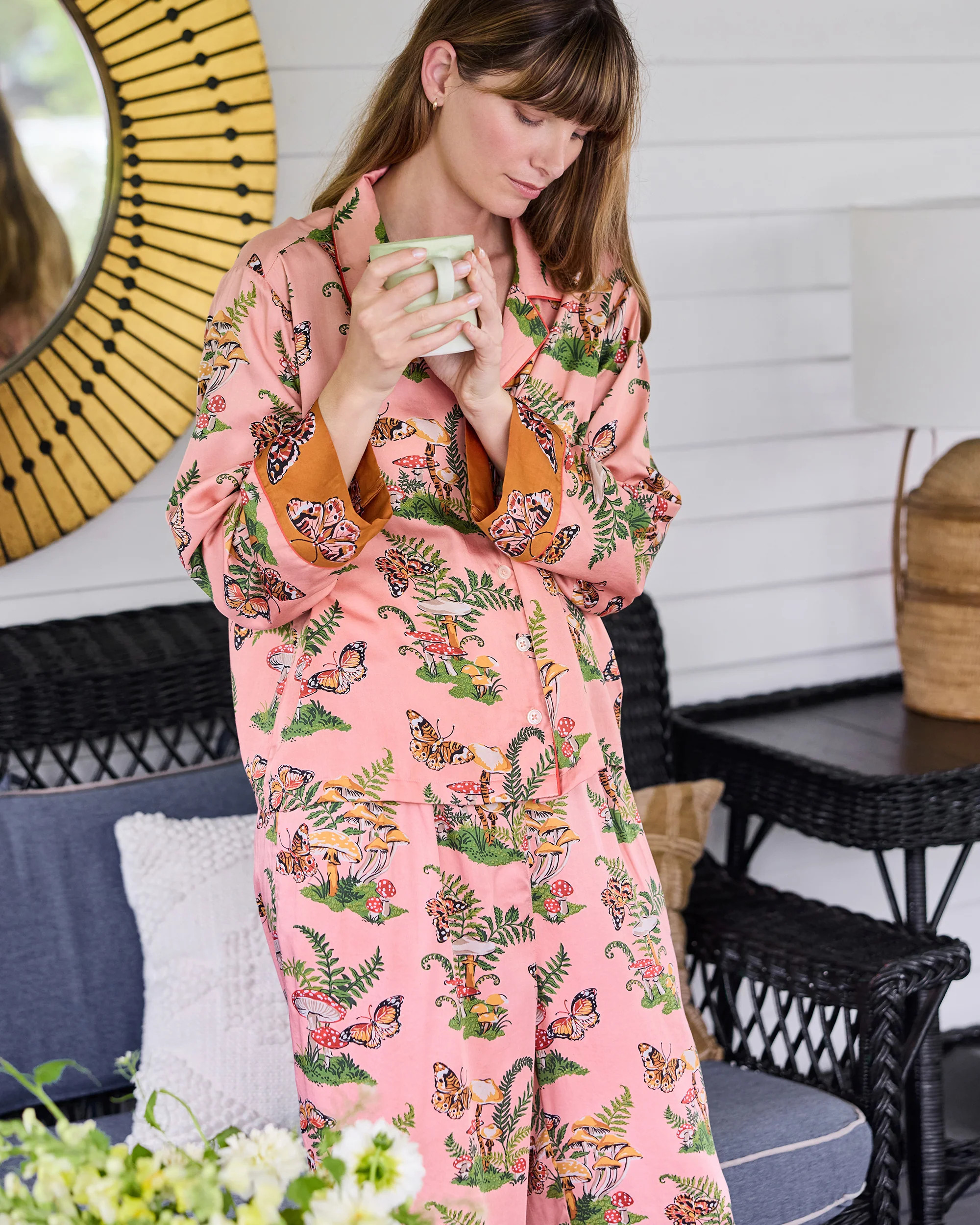 Butterfly Forager - Eco Satin Soho Set - Rosewood | Printfresh