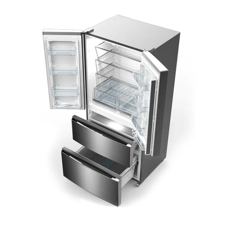 33" French Door 19 cu. ft. DOE certified Refrigerator | Wayfair North America