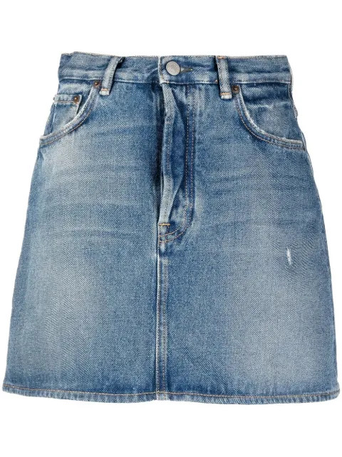 Acne Studios A-line Denim Skirt - Farfetch | Farfetch Global