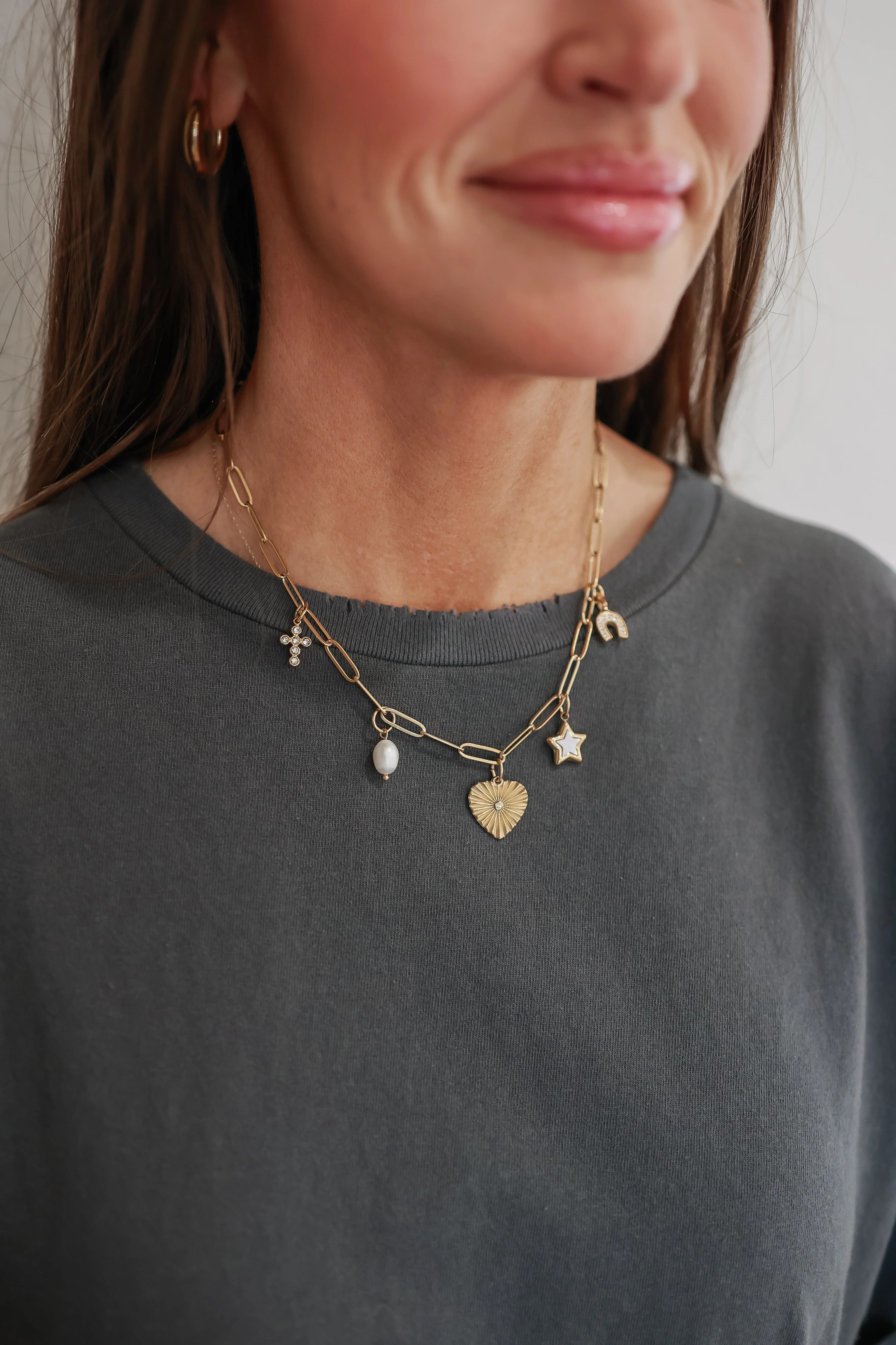 THE CHELSEA CHARM NECKLACE | PEARL DROP | SHOP HARCO