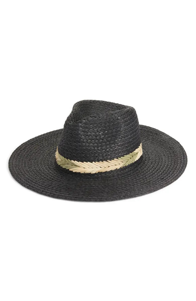 Treasure & Bond Frayed Straw Boater Hat | Nordstrom | Nordstrom