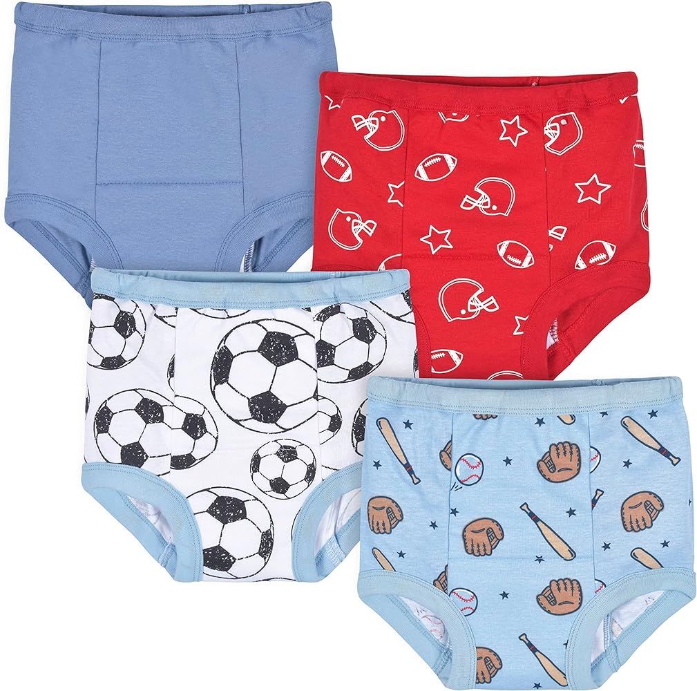 Gerber Baby Boys' Infant Toddler 4 Pack Potty Training Pants Underwear | Amazon (US)