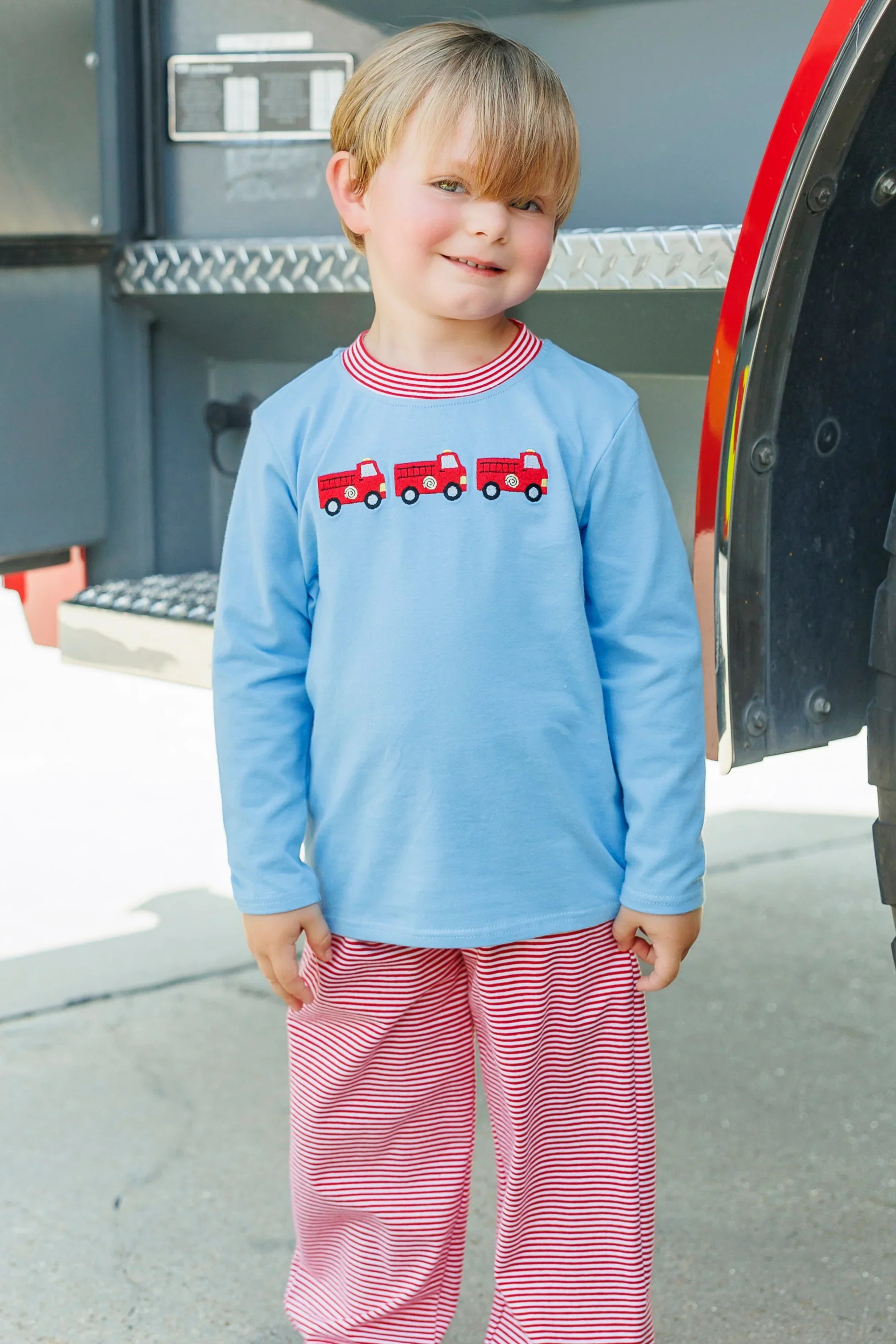 Sound the Siren Pant Set Jellybean by Smock Candy | Persnickety