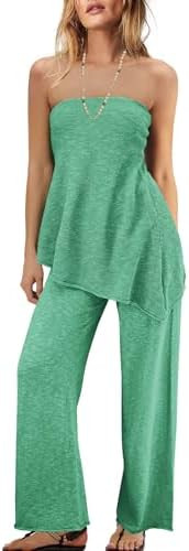 Panadila Womens Off Shoulder Sweater Set 2 Piece Outfits Summer Vacation Knit Matching Lounge Set... | Amazon (US)