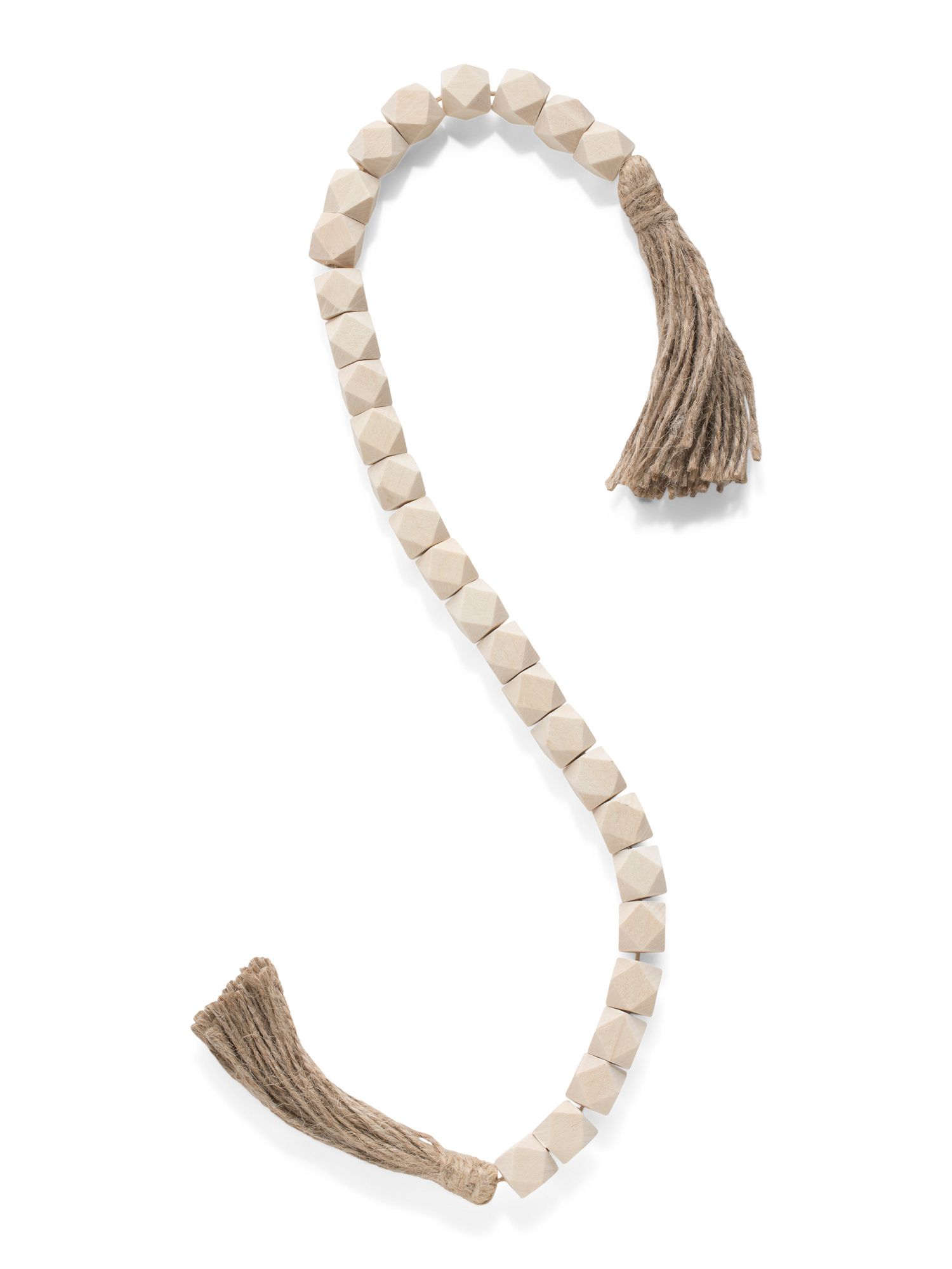 24in Washed Beads With Tassel | TJ Maxx