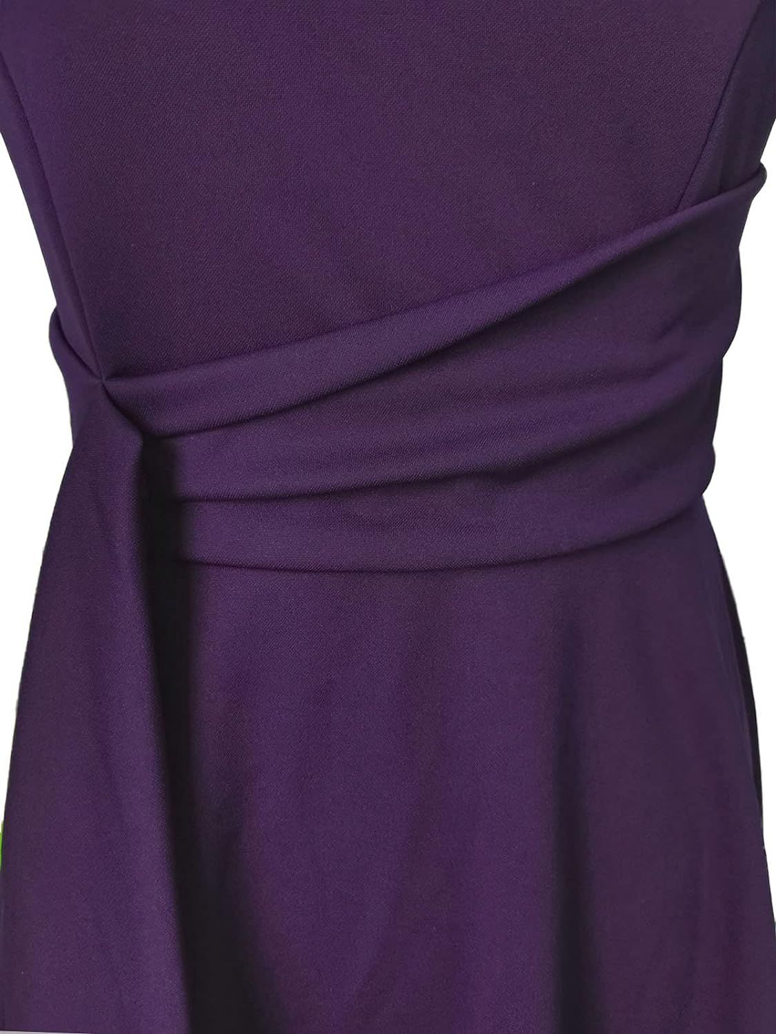 FENJAR Womens Elegance Audrey Hepburn Style Ruched 3/4 Sleeve Midi A-line Dress | Amazon (US)