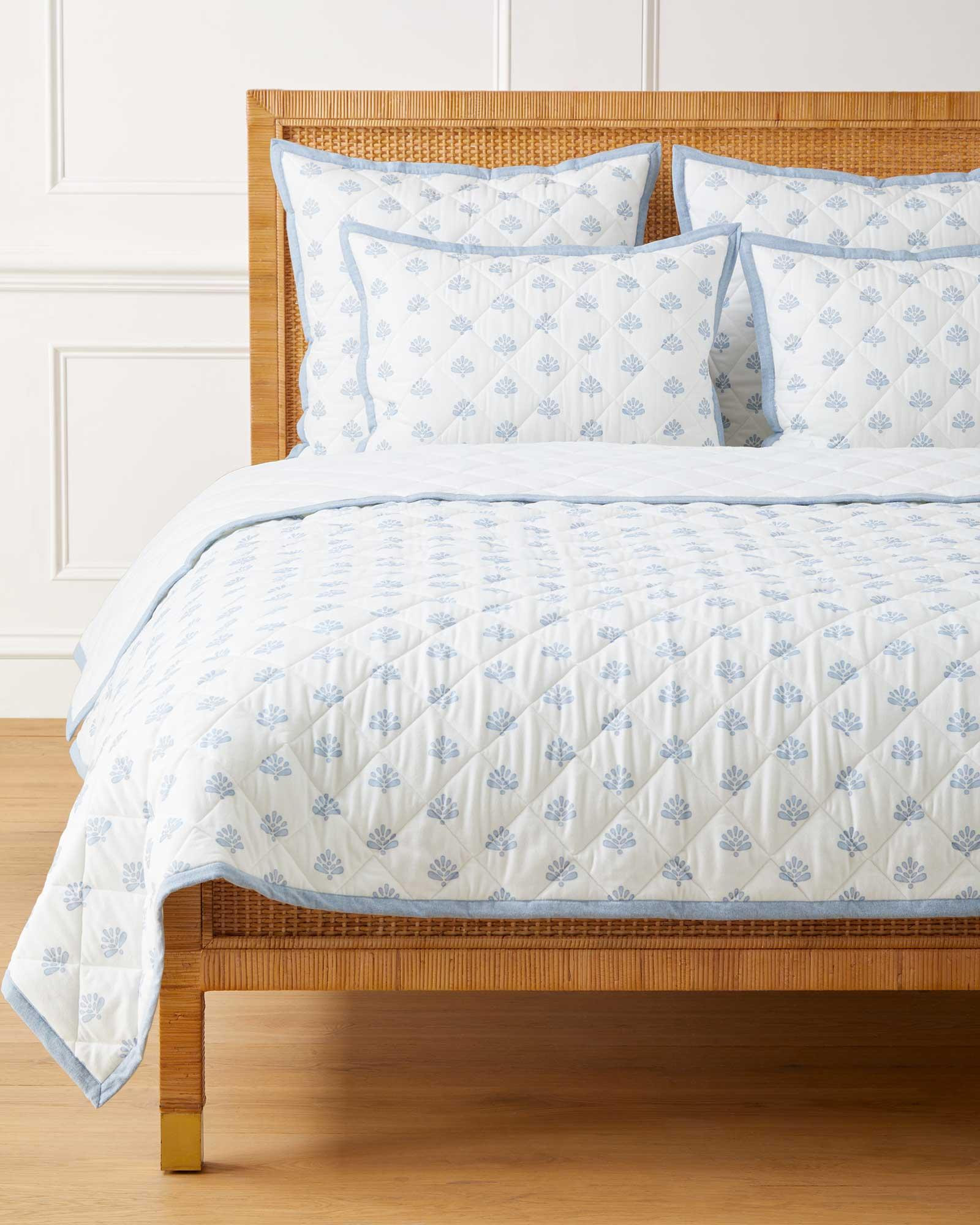 Plume Flannel Quilt | Serena and Lily