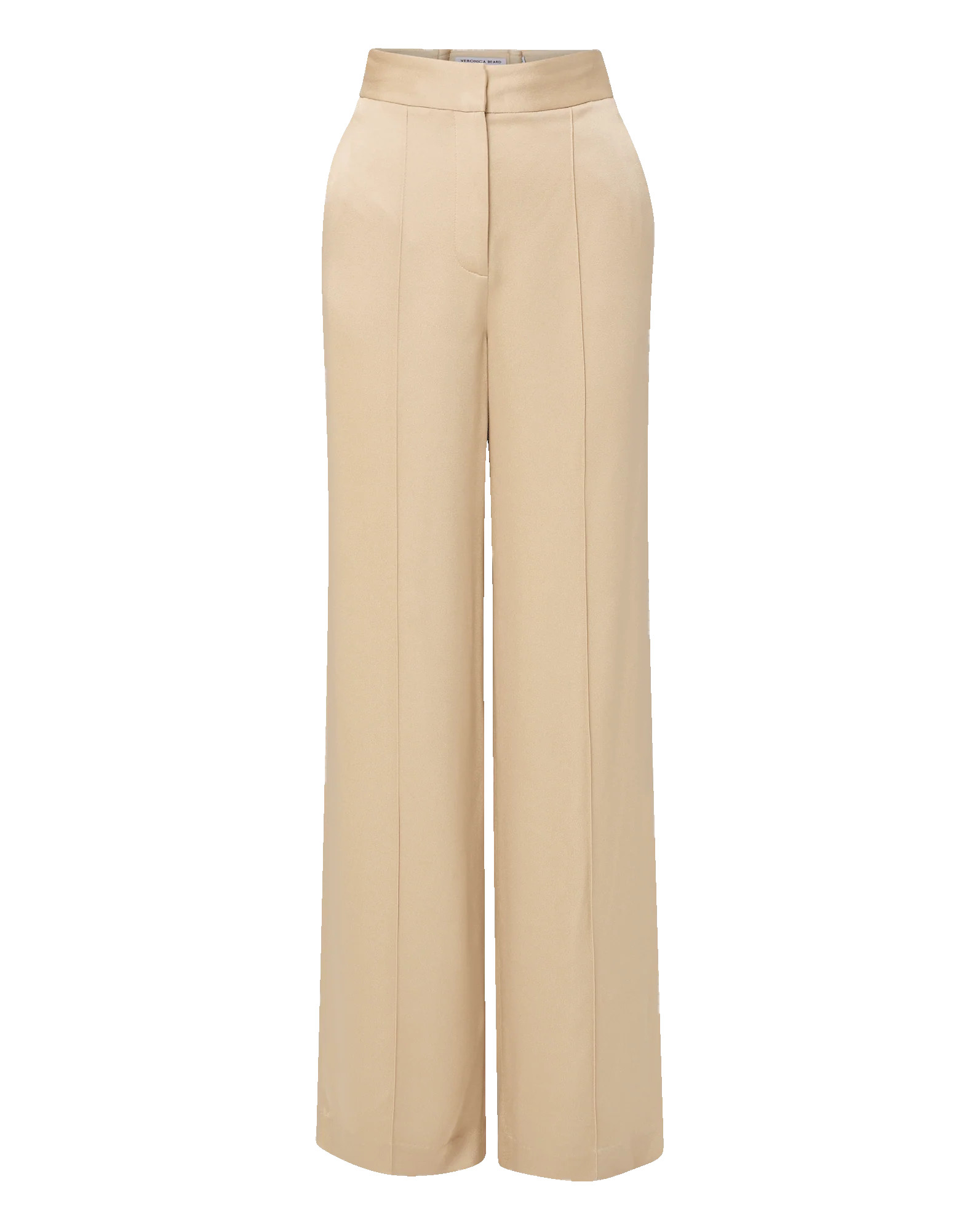 Edia Satin Wide-Leg Pant | Veronica Beard