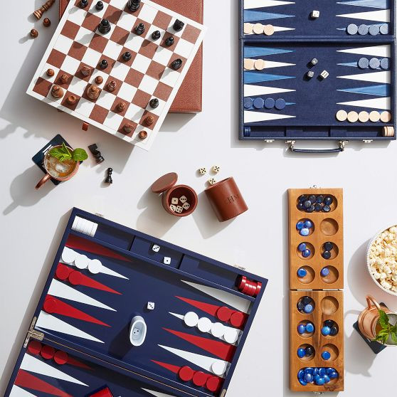 Leather Chess Game Set | Mark and Graham