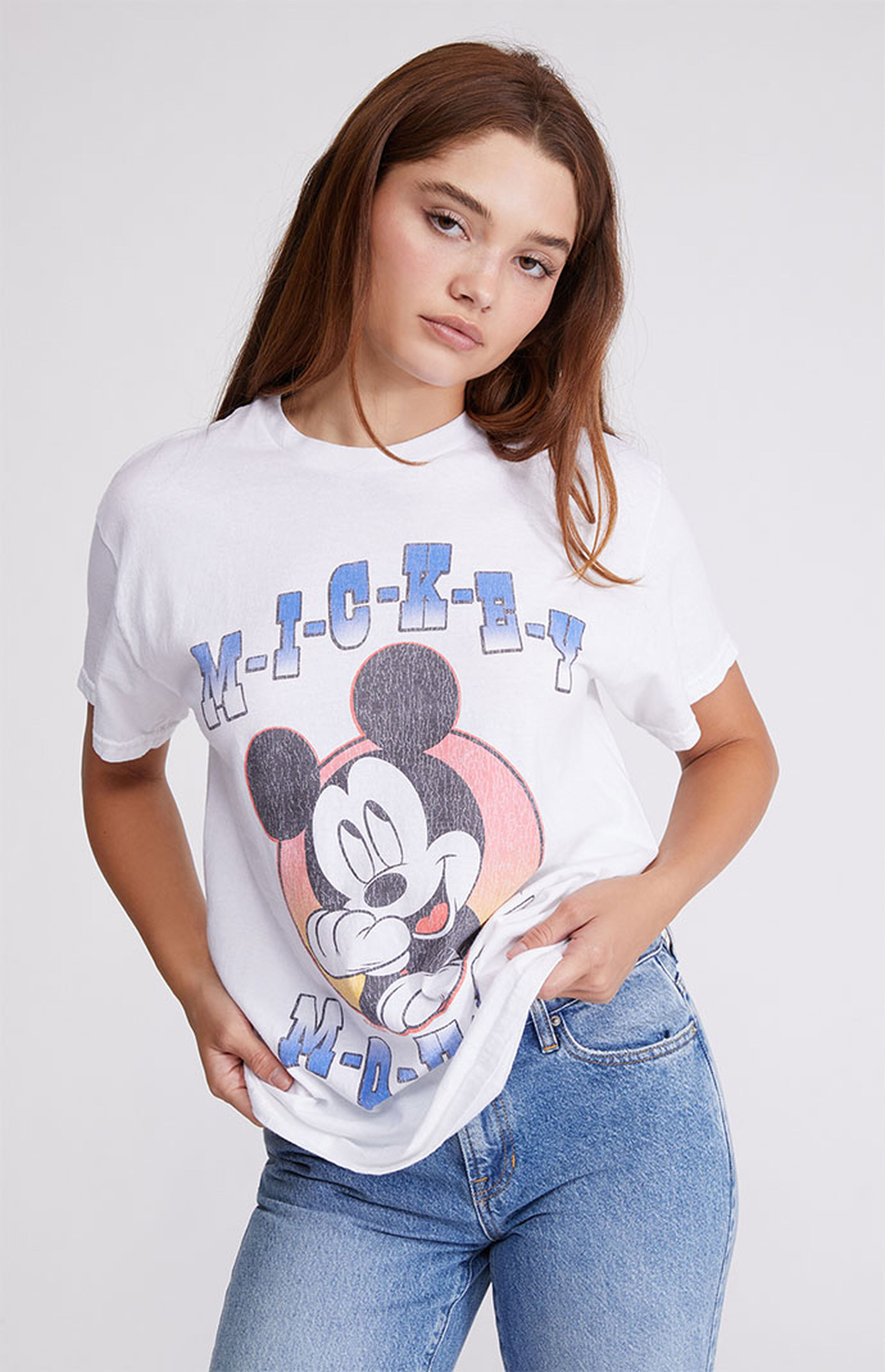 Junk Food Mickey Mouse Boyfriend T-Shirt | PacSun | PacSun
