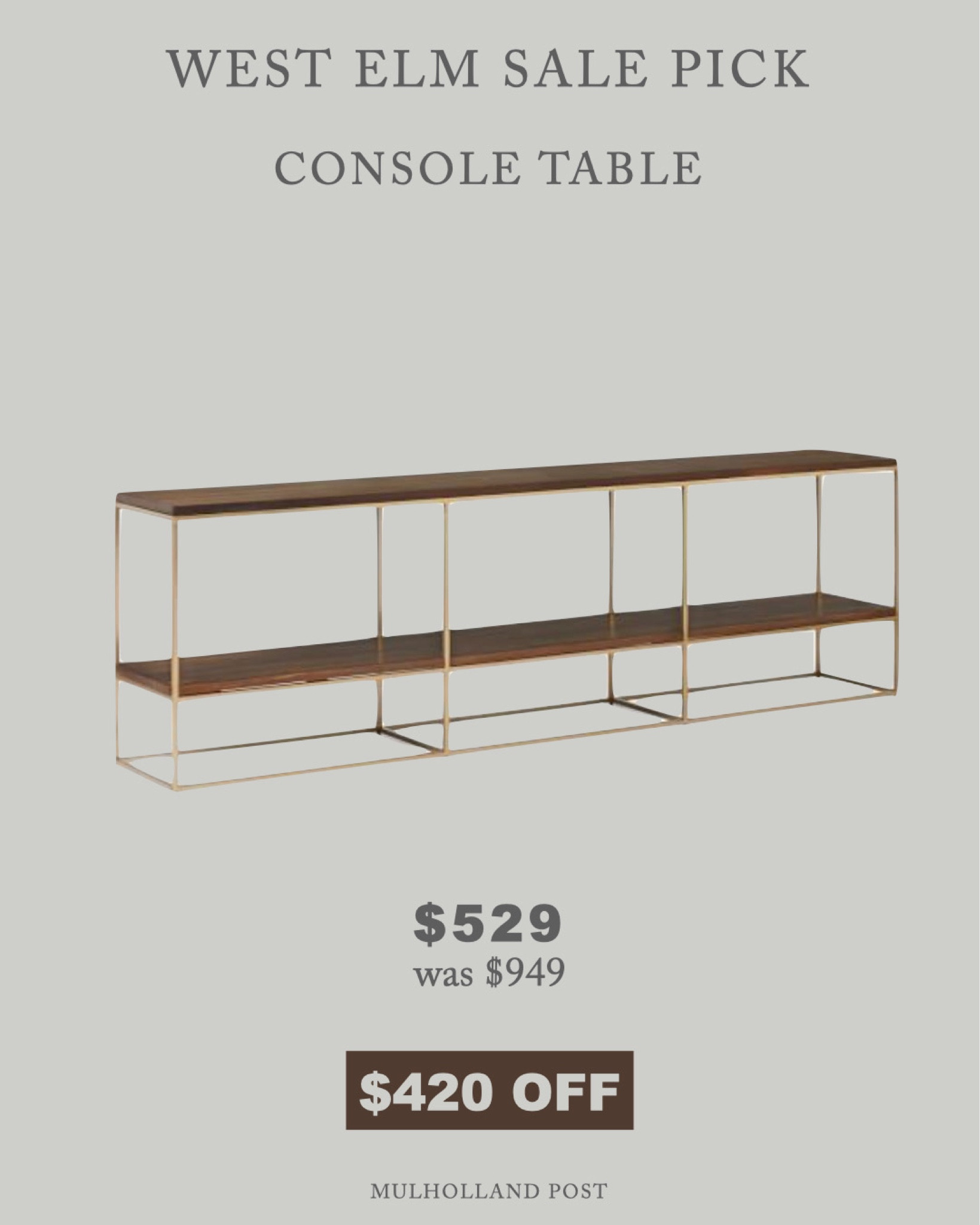 West elm sale pick

Console table

#LTKhome #LTKSale #LTKunder100
