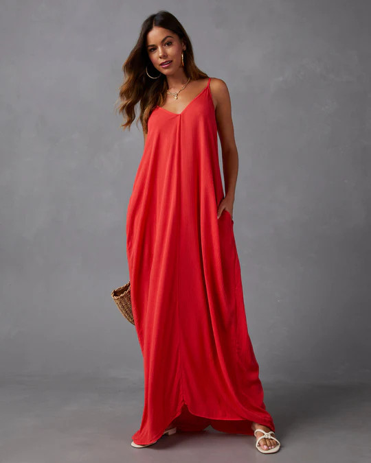 Olivian Pocketed Maxi Dress | VICI