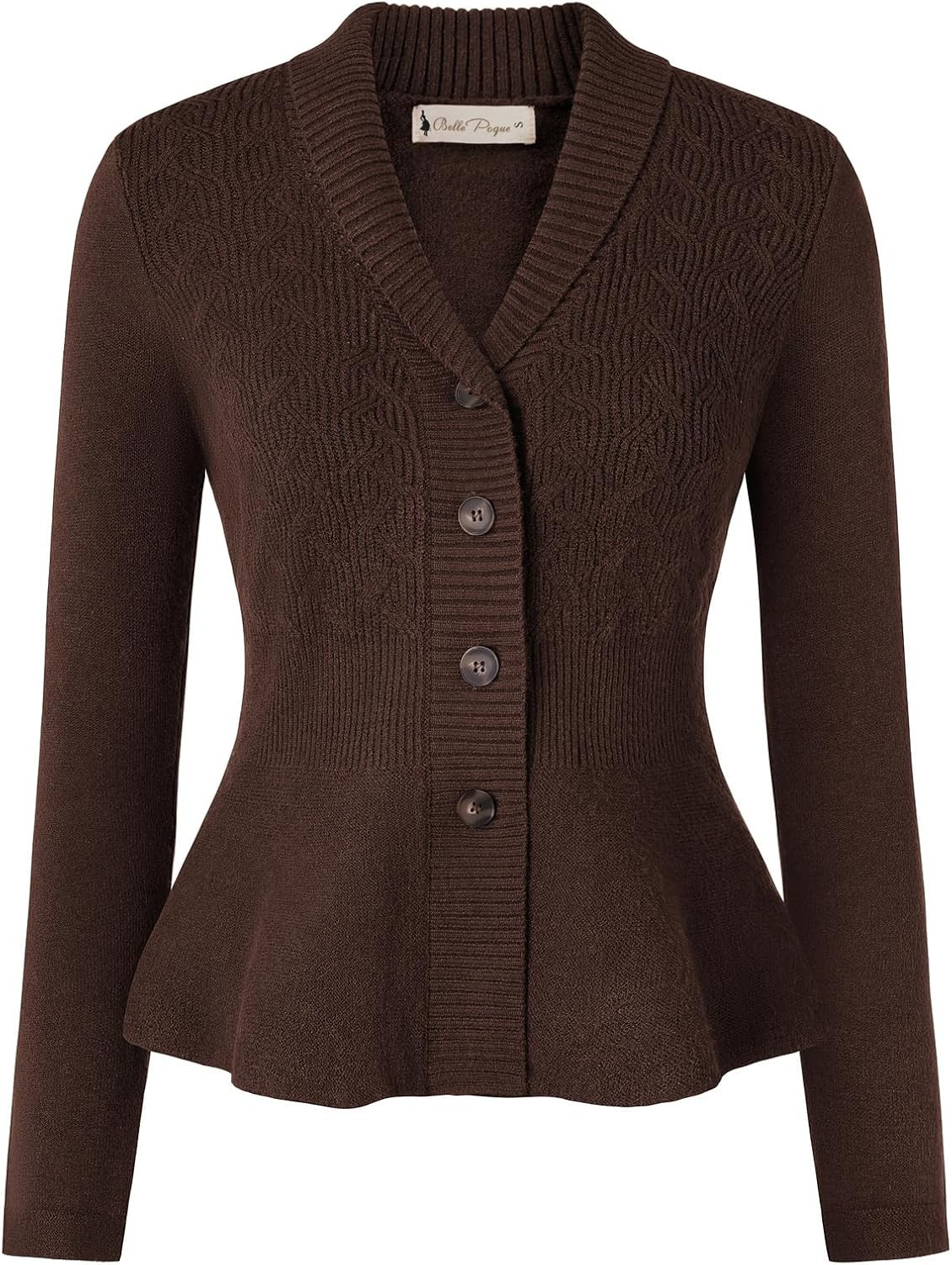 Belle Poque Cardigan Sweaters for Women Vintage Button Down Sweater | Amazon (US)