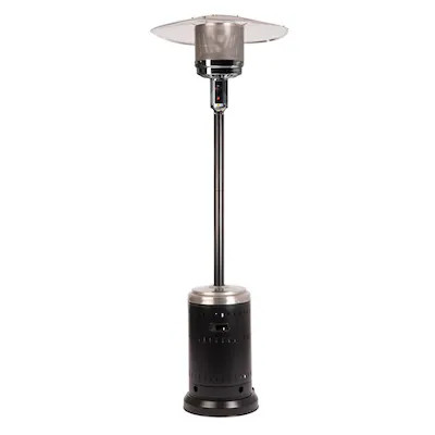 Fire Sense 46000 -BTU Black Steel Floorstanding Liquid propane Patio Heater | Lowe's