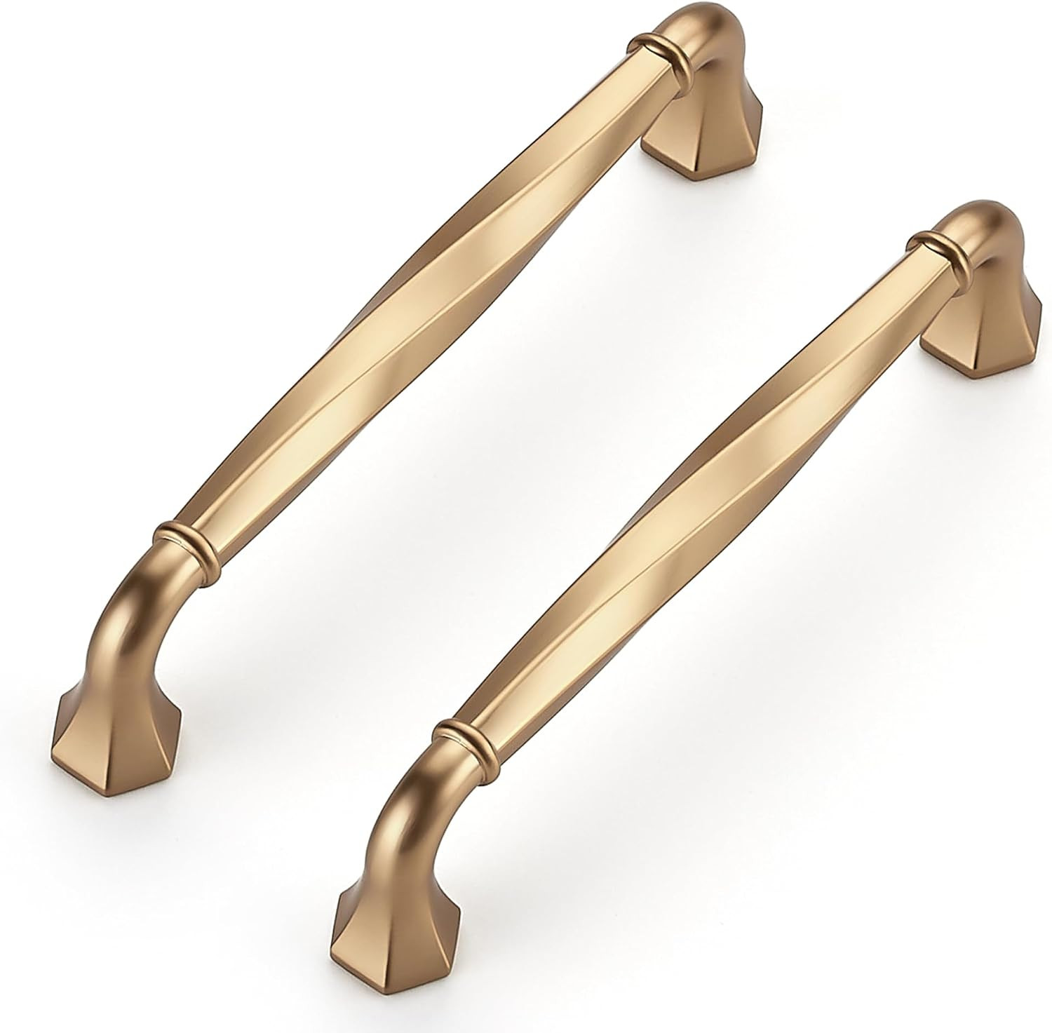 Ravinte Champagne Bronze Zinc Alloy Cabinet Handles,5" Pulls,10 Pack | Amazon (US)