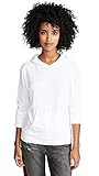 Monrow Women's Supersoft Pullover Hoodie, White, Medium | Amazon (US)